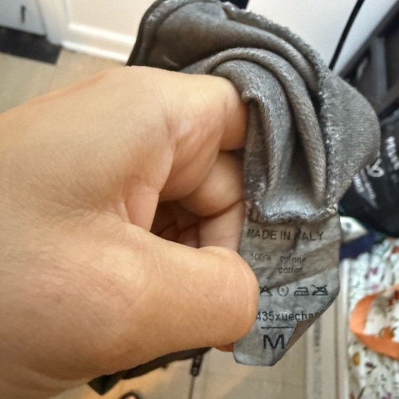 Heimatliebe Made In Italy Y2K Sequin Heart Burnout Sweatshirt - Picture 4 of 5